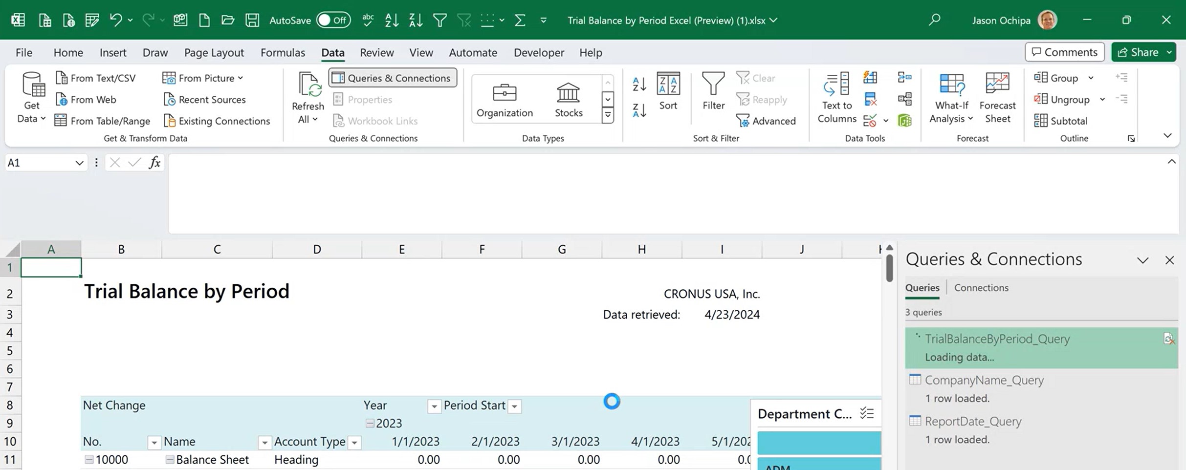 Excel Connections