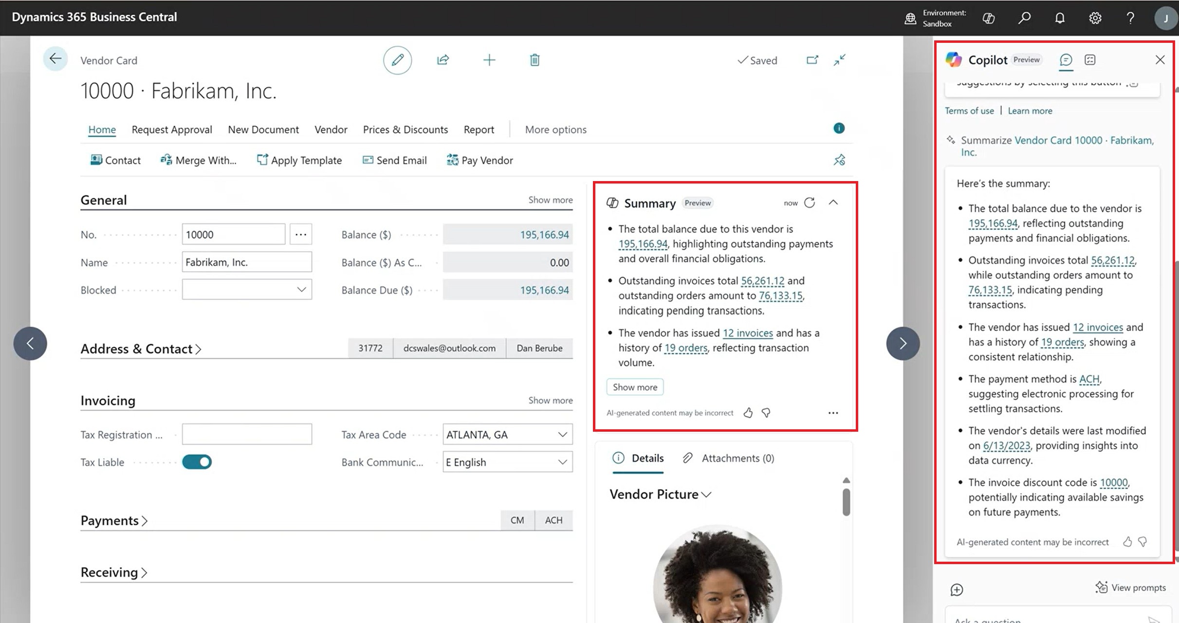 Business Central 2025 Release Wave 1